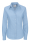 Preview: Damen Bluse Oxford Langarm