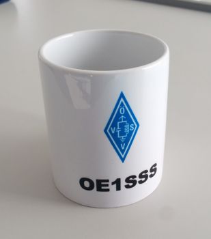 Tasse mit Rufzeichen